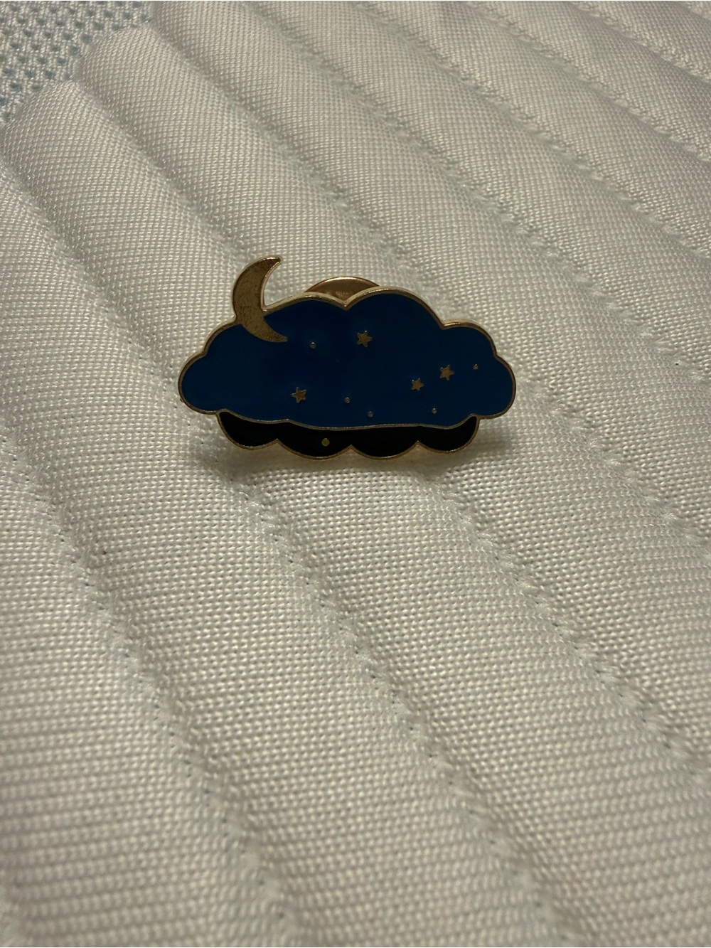 Night Sky Cloud Enamel Pin -